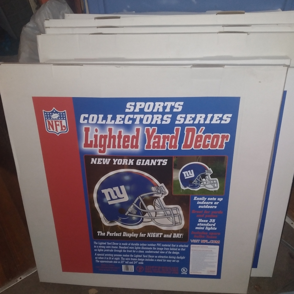 Nfl lighted yard sign